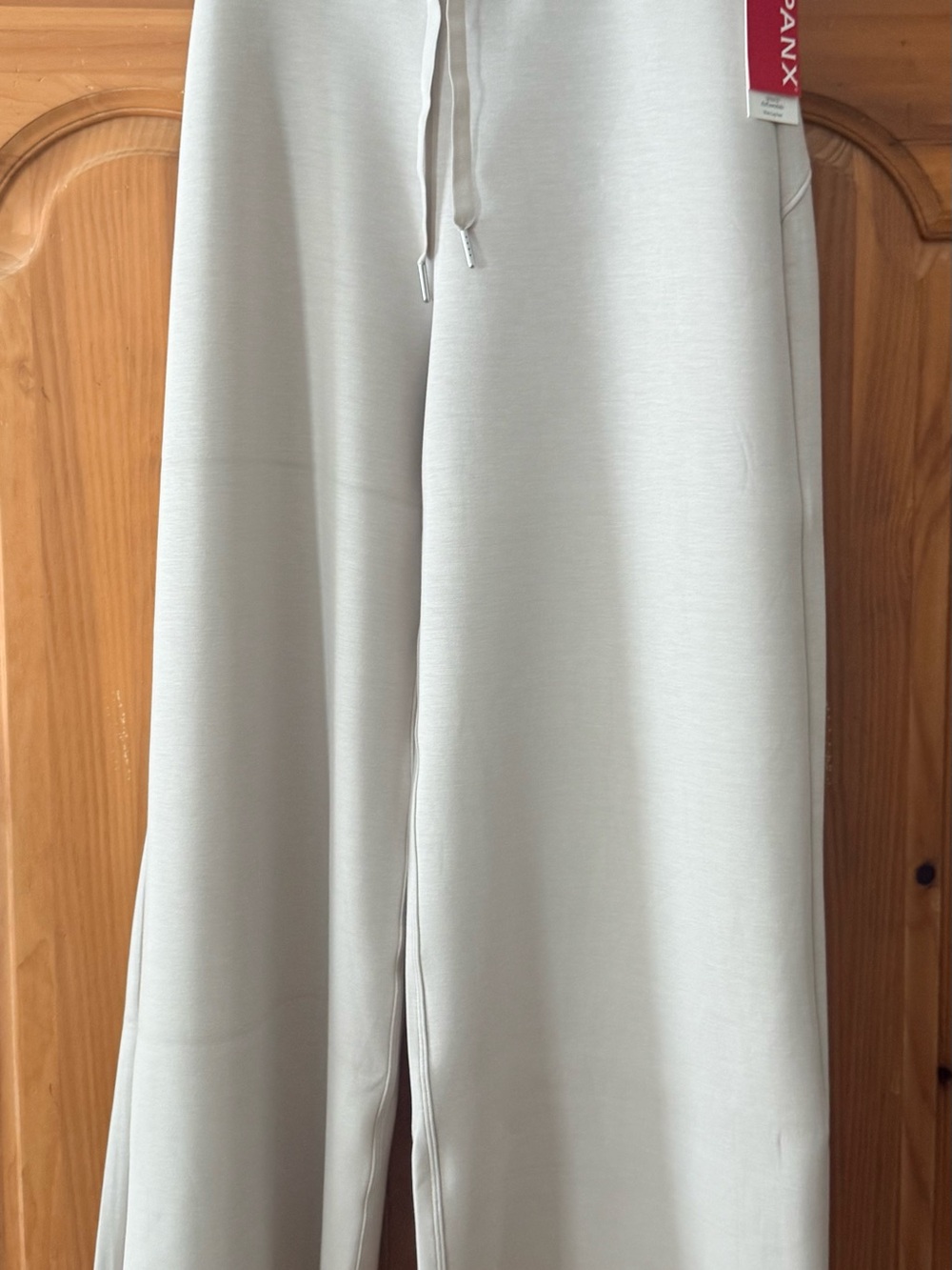 SPANX Light Gray Wide-Leg Pants with Tag